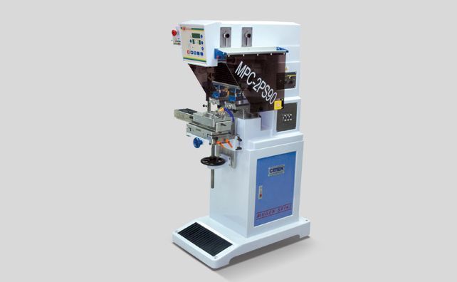 MPC 2PS90 - İki Renk Kapalı Hazne Tampon Baskı Makinesi